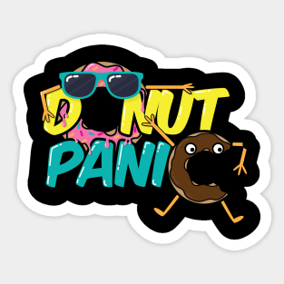Donut Panic Sticker